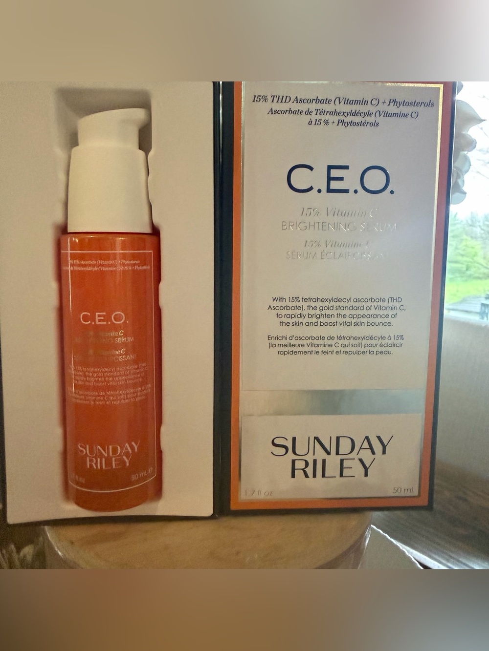 Sunday Riley C.E.O Vitamin C
Brightening Serum 1.7 fl oz Brand New in Box